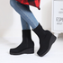 [GIRLS GOOB] Women's Comfortable Wedge Sandal Platform Boots, Spandex Fabric - Made in KOREA